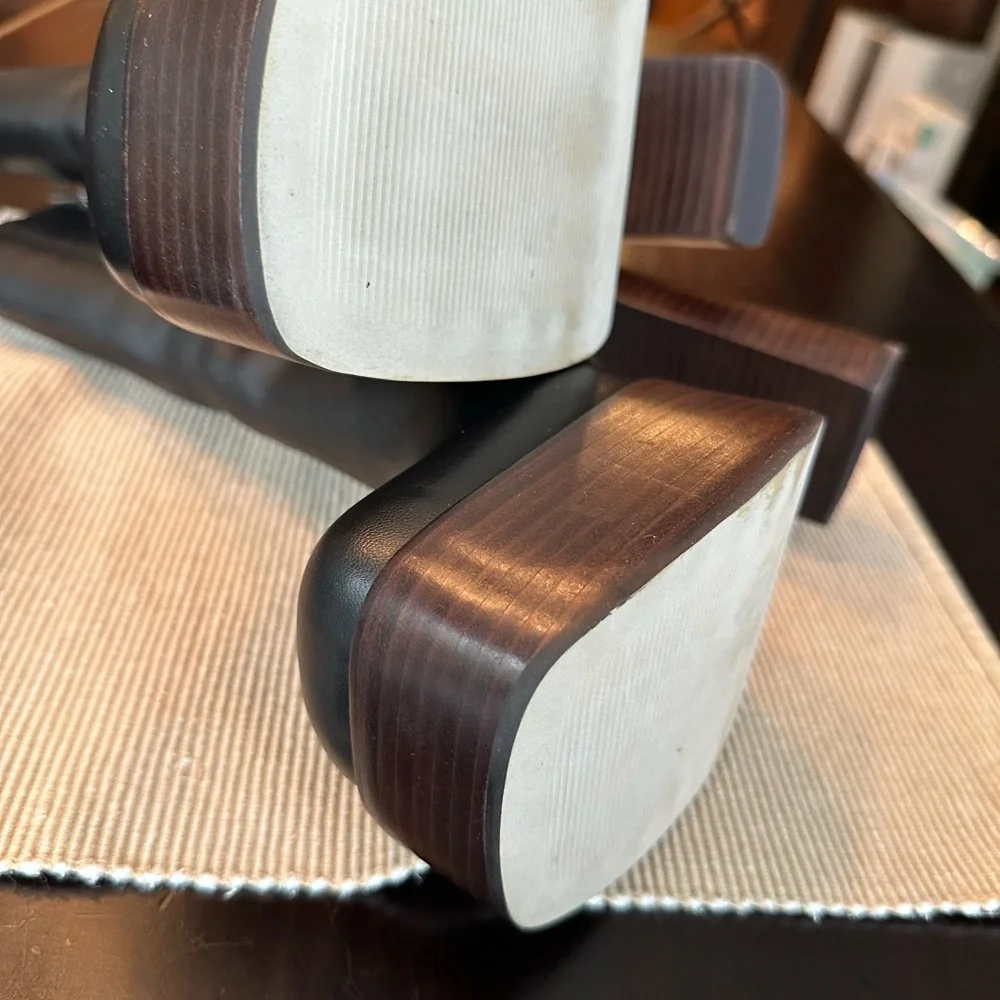 Steve Madden Black Leather Heeled Boots - Picture 8 of 8